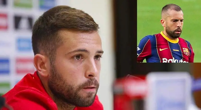 jordi alba pelo