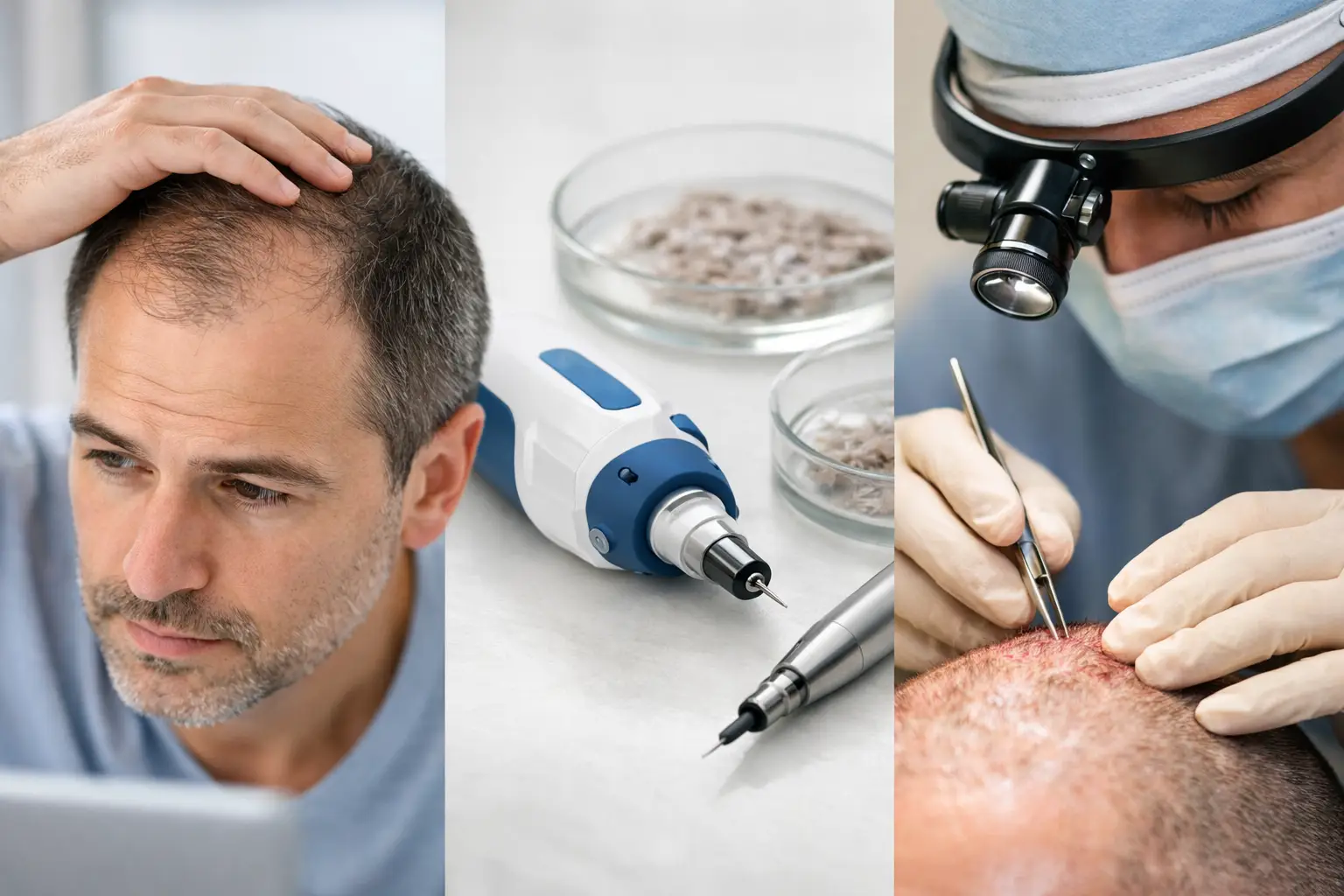 Cómo elegir técnica de injerto capilar