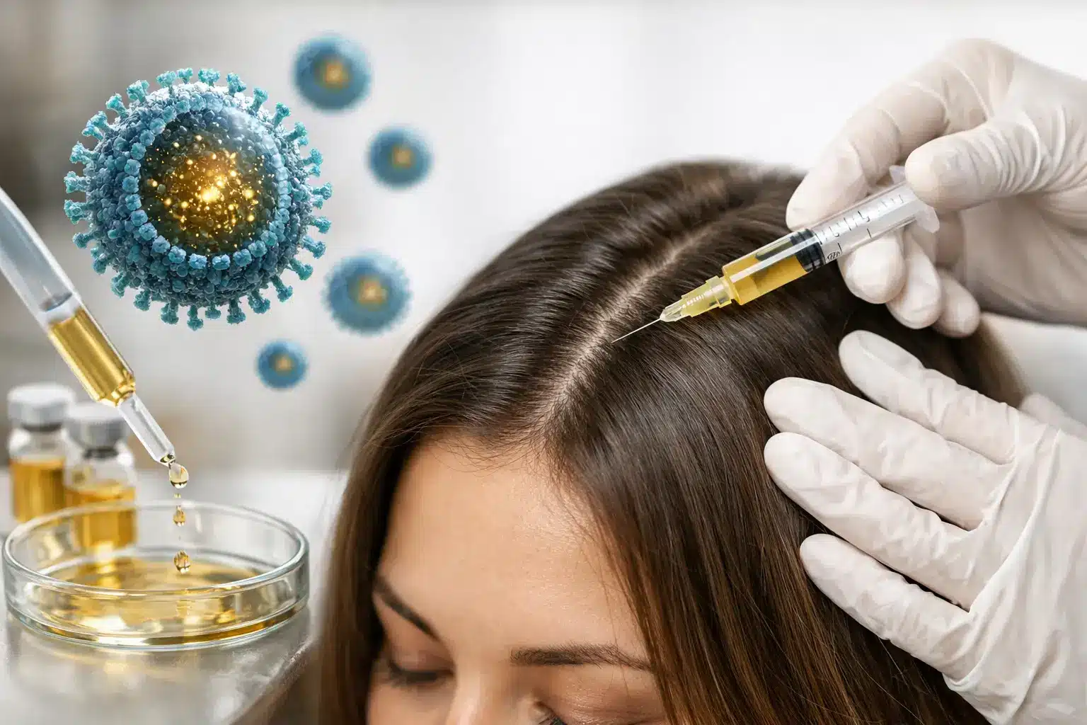 Exosomas capilares para la salud del cabello