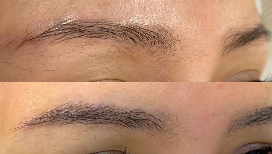 Resultado final integrado en el rostro